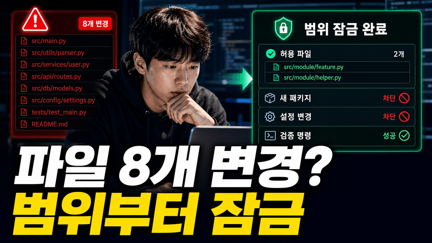AI가 파일을 너무 많이 고칠 때, 초보가 3분 만에 막는 5줄 프롬프트