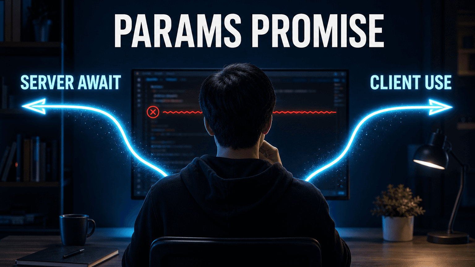 Next.js params Promise 오류, Server와 Client를 가른 뒤 고치는 법