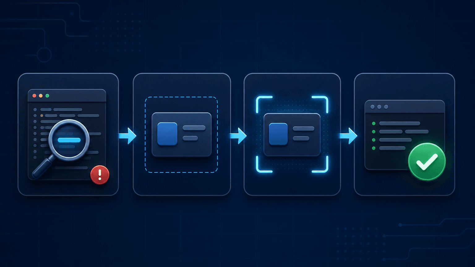 useSearchParams 호출 찾기, 작은 컴포넌트 분리, Suspense 추가, 빌드 재실행 순서