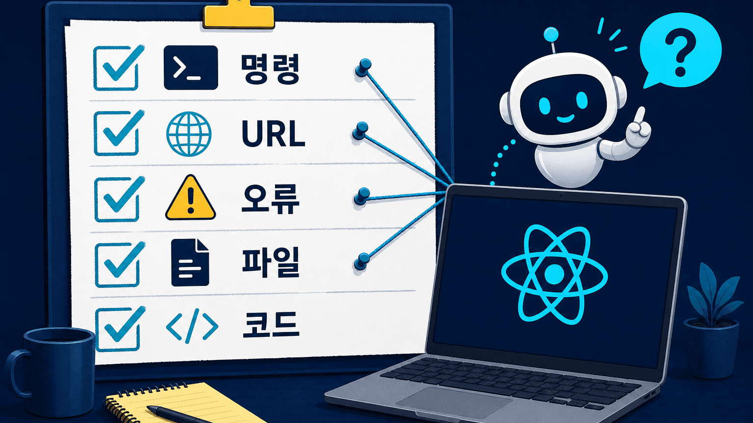 AI에게 붙여 넣을 React 하얀 화면 증거 체크리스트