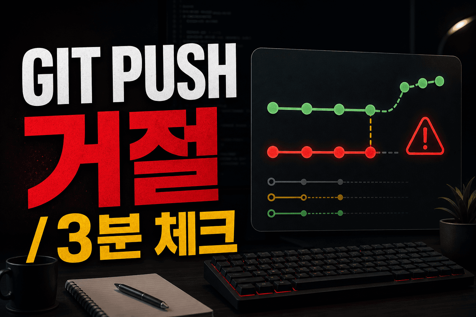 Git push 거절된 코딩 초보가 3분 만에 확인할 5가지 대표 이미지